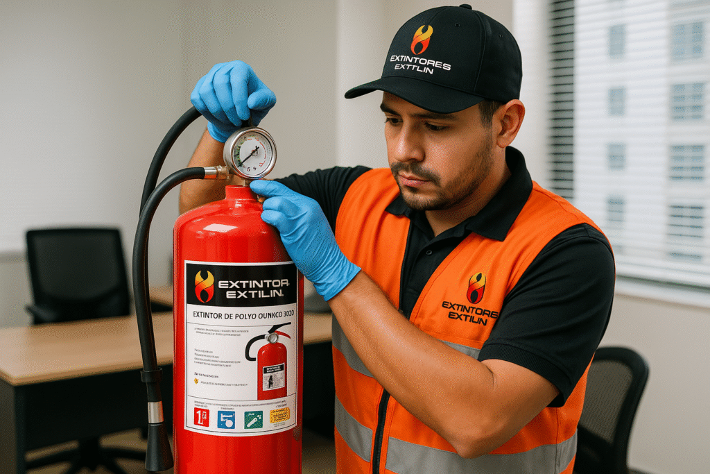 mantenimiento de extintores